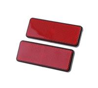 HJDGHU Catarifrangente Moto Riflettore for Moto con riflettore Quadrato in plastica da 2 Pezzi