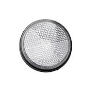 HJDGHU Catarifrangente Moto Riflettore for Moto Notturno con riflettore di Sicurezza Circolare 1PC(White)