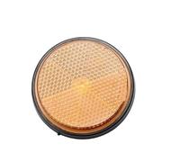 HJDGHU Catarifrangente Moto Riflettore for Moto Notturno con riflettore di Sicurezza Circolare 1PC(Yellow)