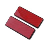 HJDGHU Catarifrangente Moto Riflettore Riflettente for Moto Quadrato in plastica Rossa da 4 Pezzi