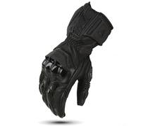 HJDGHU Guanti Moto Guanti da motociclista sportivi esterno traspiranti con protezione solare anti-caduta quattro stagioni(Noir,L)