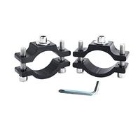 HJDGHU Supporto Faro Moto 2pcs Moto Faro del faro di montaggio Staffa for riposati Morsetti for la guida della luce caccia for forcella tubo da 18-38mm
