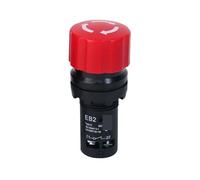 HJDIPCKYVG Emergency Stop Switch Emergency Stop Button Switch On Off EB2 Series Red Mushroom Head Latching Self-Locked e-Stop Push Buttons 22mm 5A (Small Head)