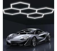 HJDSUDU Luci da Garage esagonali, luci da soffitto esagonali Super Luminose, luci da Garage a LED esagonali, luci da Garage a LED da soffitto, per Magazzino, Officina,5 Hex(25 Packs)