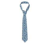 HJFCZH Abito formale e cravatta da uomo con stampa margherita con api volanti, adatto per pendolarismo quotidiano e occasioni sociali di lavoro.