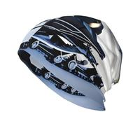 HJFCZH Advanced Snowmobile Picture - Berretto lavorato a maglia, per adulti, morbido, confortevole, elasticizzato, per uomini e donne, nero