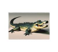 HJFCZH Big Mouth - Set di 6 tovagliette con immagine di coccodrillo per tavolo da pranzo, per casa e banchetti, facili da pulire a temperatura ambiente per un uso duraturo