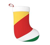 HJFCZH Calzini decorativi natalizi Calza morbida bandiera delle Seychelles Immagine leggera, con una buona sensazione tattile per Halloween, Natale e Capodanno