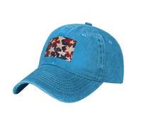 HJFCZH Cappello da baseball nero The Star Spangled Banner stampa cotone classico cappello per uomini e donne, leggero e traspirante