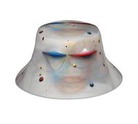 HJFCZH Chaos Theory - Cappello alla pescatora riflettente, unisex, leggero, traspirante, pieghevole, colore: nero