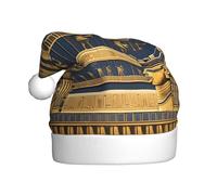 HJFCZH Egyptian Pharaonic Frescoes Stampe Cappello di Natale per Adulti per Natale, Halloween, Capodanno, saldi, promozioni