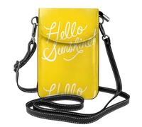 HJFCZH Goodlooking Hello Sunshine - Custodia a tracolla in pelle