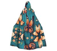 HJFCZH Grazioso mantello con cappuccio per adulti con immagine di farfalla che garantisce una facile manutenzione e un uso duraturo