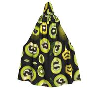 HJFCZH Green kiwi Picture Halloween adulto con cappuccio mantello super grande con cappuccio mantello