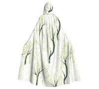 HJFCZH Il mantello con cappuccio per adulti di Halloween con stampa Willow Tree è un mantello super grande, confortevole e resistente