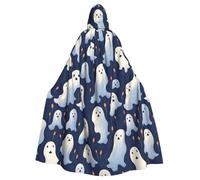 HJFCZH Il terribile spettro Picture Halloween adulto mantello con cappuccio garantisce una facile manutenzione e un uso duraturo