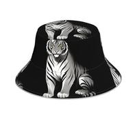 HJFCZH King of the Forest - Cappello da pescatore riflettente con immagine di Re della Foresta - unisex, protezione solare per uomini e donne, nero