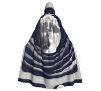 HJFCZH La luna tra le stelle modello adulto Halloween giacca con cappuccio mantello lungo partito mantello adatto per uomini e donne