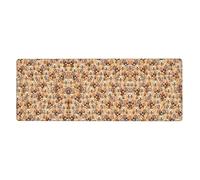 HJFCZH Labrador Retriever - Tappetino per mouse con stampa di cani, 30,5 x 80 cm