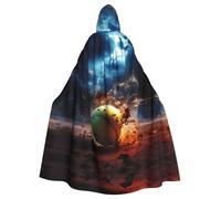 HJFCZH Mantello con cappuccio per adulti con immagine di fulmine tennis che garantisce una facile manutenzione e un uso duraturo