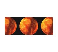 HJFCZH Mars Planet Stampe Mouse Pad 30,5x80 cm | Grande tappetino da scrivania con superficie di gioco estesa, resistente e antiscivolo, tappetino per tastiera del computer