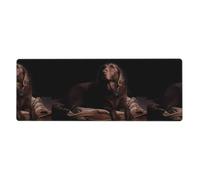 HJFCZH Tappetino per mouse con stampa Labrador Retriever marrone, 30,5 x 80 cm