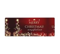 HJFCZH Tappetino per mouse con stampa Merry Christmas 30,5x80 cm