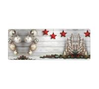 HJFCZH Tappetino per mouse con stampe albero di Natale e campane 30,5x80 cm