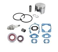 HJGeHA Kit Perno Anello pistone da 46 mm for SR420 SR400 BR320 BR380 BR400 BR420 Set di Cuscinetti paraolio Completo di guarnizioni for soffiatore for Foglie 42030302001 Parti di Ricambio