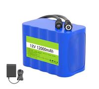 HJGHY 12v,12000mAh, Batteria agli ioni di Litio Ricaricabile DC 12V 3000mAh 9000mAh 10000mAh 15000mAh 18000mAh 20000mAh Batteria di Backup al Litio per Strisce LED, telecamere CCTV