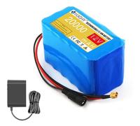 HJGHY 12v,20Ah, Batteria agli ioni di Litio da 12 V, 20 Ah, 30 Ah, 40 Ah, Batteria di Ricambio da 12 V per dispositivi elettrici da 12 V, generatore Solare, Uso Domestico, Emergenza