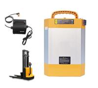 HJGHY ,24v 28ah,B, Batteria per transpallet da 24 V 28 Ah, Batteria per Carrello elevatore Elettrico da 48 V 15 Ah 20 Ah, Batteria Ricaricabile LiFePO4 con Caricabatterie