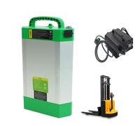 HJGHY ,48v 20ah,B, Batteria per transpallet da 24 V 28 Ah, Batteria per Carrello elevatore Elettrico da 48 V 15 Ah 20 Ah, Batteria Ricaricabile LiFePO4 con Caricabatterie