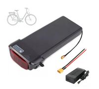HJGHY 48v,7.8Ah, Batteria per Bici elettrica da 36 V 10,4 Ah 14 Ah per Portapacchi Posteriore Batteria agli ioni di Litio per Bici elettrica da 48 V 10,5 Ah 7,8 Ah con caricabatteria