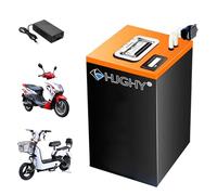 HJGHY 60v,32Ah, Batteria al Litio per Moto da 60 Volt 48V 60V 72V 32Ah 45Ah 60Ah 80Ah Kit Batteria al Litio per Scooter, ciclomotore e Moto con caricabatteria per Motore da 0-4500 W
