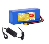 HJGHY Batteria al Litio da 12 V 30 Ah per Barca da Traino con Rete, Elevata Corrente di Uscita, Batteria per Pompa dell'Acqua da 24 V 26 Ah, Pacco Batteria agli ioni di Litio,12v,30Ah