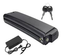 HJGHY Batteria al Litio da 36 V 10,4 Ah 13 Ah, Batteria da 48 V 12 Ah 14 Ah per Tubo Obliquo con Caricabatterie e Interruttore, batterie al Litio di Forma Curva per Bici elettrica.,48v14ah