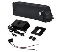 HJGHY Batteria al Litio Integrata da 36V e 48V, 8Ah 10Ah 12Ah 15Ah 17,5Ah, Pieghevole, sostituibile, per Motore da 360W a 670W, batterie per Tubo Obliquo con Caricabatterie,2 Pin 36v15ah