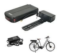 HJGHY Batteria al Litio per Bicicletta elettrica 36V 15Ah Batteria per Portapacchi Posteriore per Mountain Bike 48V 10Ah Adatta per Motore da 0-650W con Interruttore,Xt60 36v17.5ah