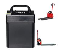 HJGHY Batteria LiFePO4 24V 20Ah Batteria per Carrello elevatore Batterie per transpallet da 24 Volt con luci Batterie per Carrello elevatore Manuale per Motore da 500 W,24v 20ah Without Light