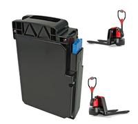 HJGHY Batteria per Carrello elevatore Elettrico 48V 10Ah al Litio per transpallet/carrelli elevatori/trasportatori. Batterie per carrelli elevatori manuali da 48V con Caricabatterie.