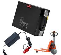 HJGHY Batteria per Carrello elevatore Elettrico da 48V 10Ah 15Ah, Batteria per Carrello elevatore da 48V per CBD15-WS/CBD20-WS, batterie per transpallet da 48 Volt con Caricabatterie,48v10ah