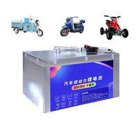 HJGHY Batteria per Moto elettrica da 48 V, 60 V, 72 V, 50 Ah, 60 Ah, 70 Ah, Batteria al Litio LiFePO4 con caricabatteria per Motore per ciclomotore e Triciclo da 0 a 4500 W,60v,60Ah