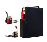 HJGHY Batterie LiFePO4 per transpallet Elettrico da 24 V e 20 Ah, Batteria per Carrello elevatore con Maniglia per Motore da 0 a 500 W, per carico e Scarico da 24 Volt