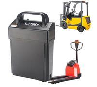 HJGHY Carrello elevatore Manuale con Batteria al Litio da 24V | Batteria per transpallet da 24 V 20 Ah, batteria per carrello elevatore elettrico da 24 Volt con luce per EPL1531/MT12