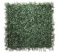 hjh LIVING Parete vegetale per interni ed esterni 50x50 cm LEAFLUXE 1 Tappeto per piante artificiali, decorazione vegetale per la parete, inverdimento della parete