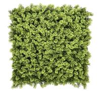 hjh LIVING Parete vegetale per interni ed esterni 55x55 cm LEAFLUXE 3 Tappeto per piante artificiali, decorazione vegetale per la parete, rinverdimento della parete