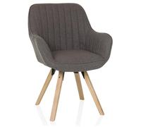 SCANDI SOFT - Sedia imbottita Grigio Scuro