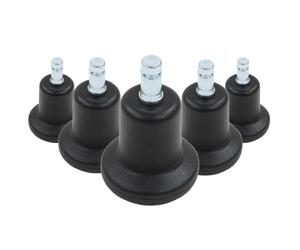 HJH Office 619002 - Piedini Per Pavimento, 10mm, Stand, in plastica, piccola sedia da ufficio per aliante, per tutti i piani, confezione da 5