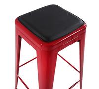 HJH Office 645032 Cuscino per Sgabello Magnetico PILOW II Cuscino per Sgabello in Metallo VANTAGGIO, Nero